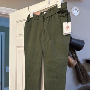 The Nines By Hatch Cotton Twill Skinny Pant